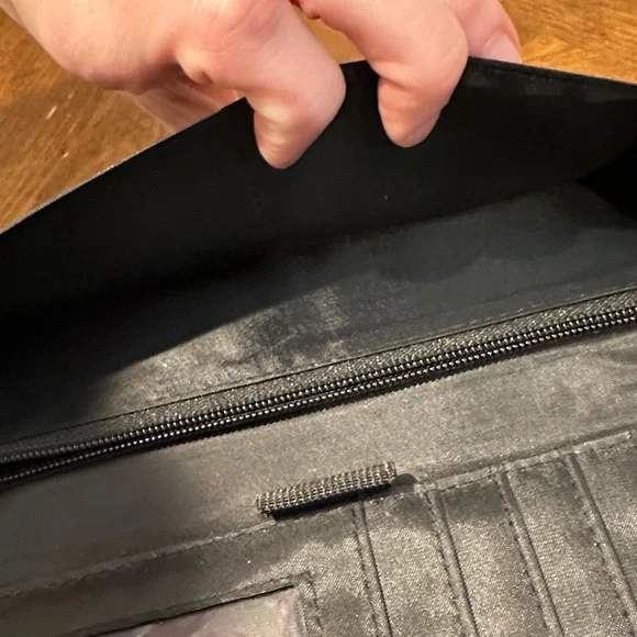 Thirty-One Black Wallet with White Dots - Picture 7 of 11